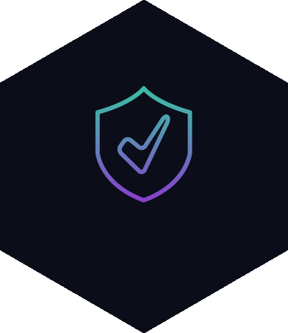 Escudo con marca de verificación